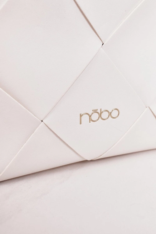 Torebka Kopertówka Z Odpinanym Paskiem NOBO NBAG-K1260 Biała