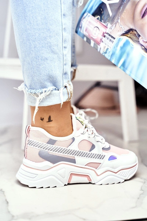 Sportowe Damskie Buty Białe Lanoo