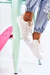 Damskie Buty Sportowe Białe Samanta