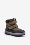 Ocieplane Śniegowce Chłopięce Lee Cooper LCJ-23-01-2058 Zielone