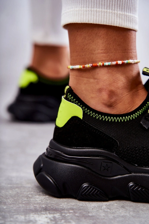 Damskie Sneakersy Memory Foam System Big Star KK274028 Czarne