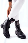 Klasyczne Botki Sztyblety Czarne Edison
