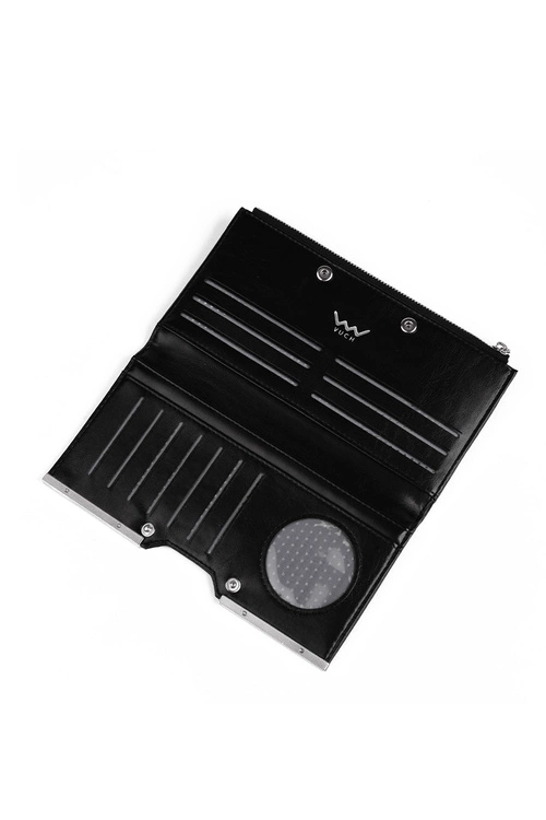 Duży Portfel Na Napy Czarny Nadine