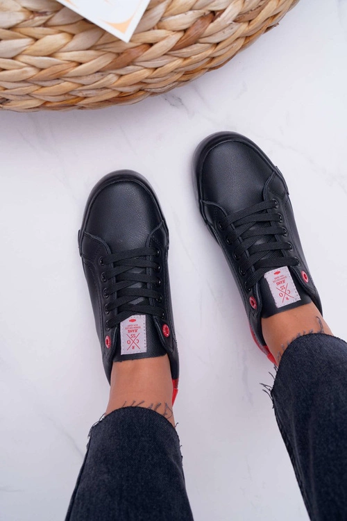 Trampki Damskie Cross Jeans Czarne EE2R4019C