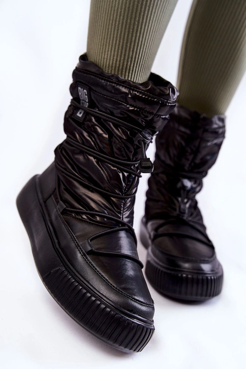 Damskie Ocieplane Śniegowce Big Star KK274193 Czarne