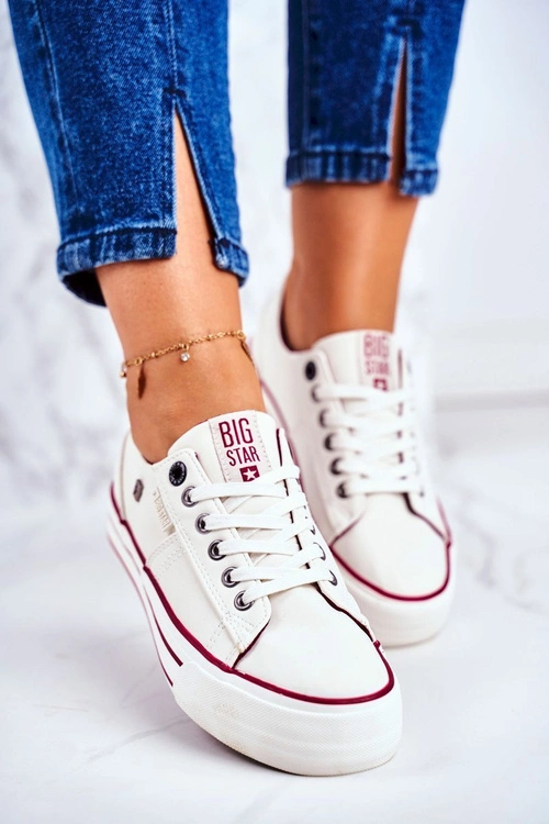 Trampki Damskie Big Star Białe GG274140