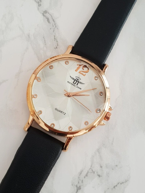 Damski Czarny Zegarek Michael John Morento