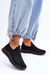 Klasyczne Wsuwane Buty Sportowe Czarne Frankie