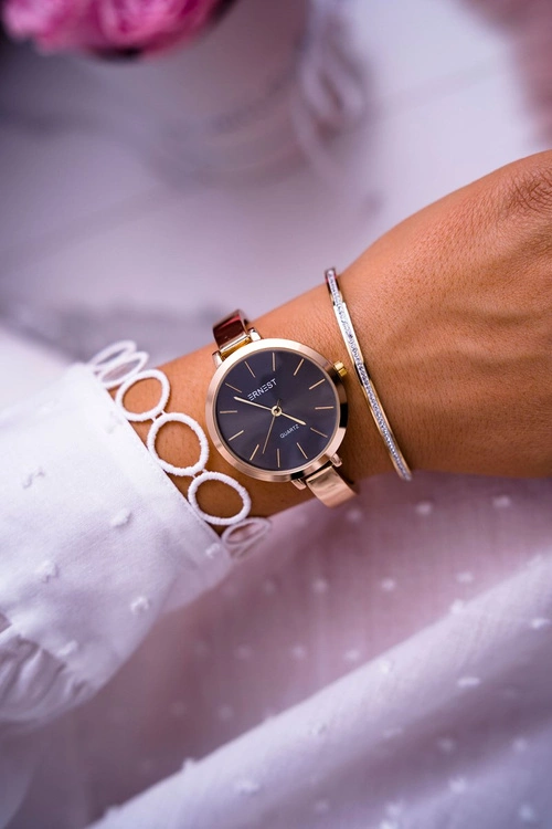 Damski Zegarek Ernest Złoty Kalama