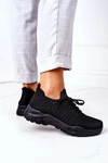 Damskie Sportowe Buty Sneakersy Czarne Ruler