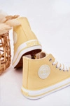 Dziecięce Wysokie Trampki Z Suwakiem BIG STAR HH374138 Żółte