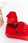 Dziecięce Trampki Na Rzepy Big Star FF374097 Czerwone