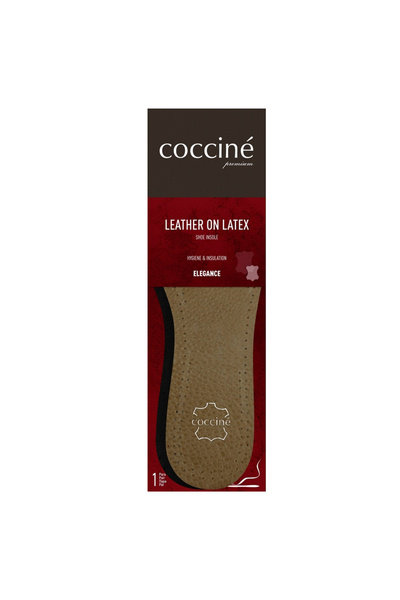 Coccine Leather On Latex Foam Wkładki Skórzane Na Lateksie