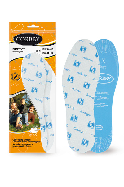 Corbby PROTECT całoroczne wkładki z dodatkiem środka antybakteryjnego