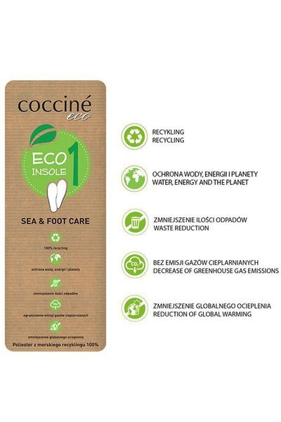 Ekologiczne Lateksowe Wkładki COCCINE Eco Sea&Foot Care